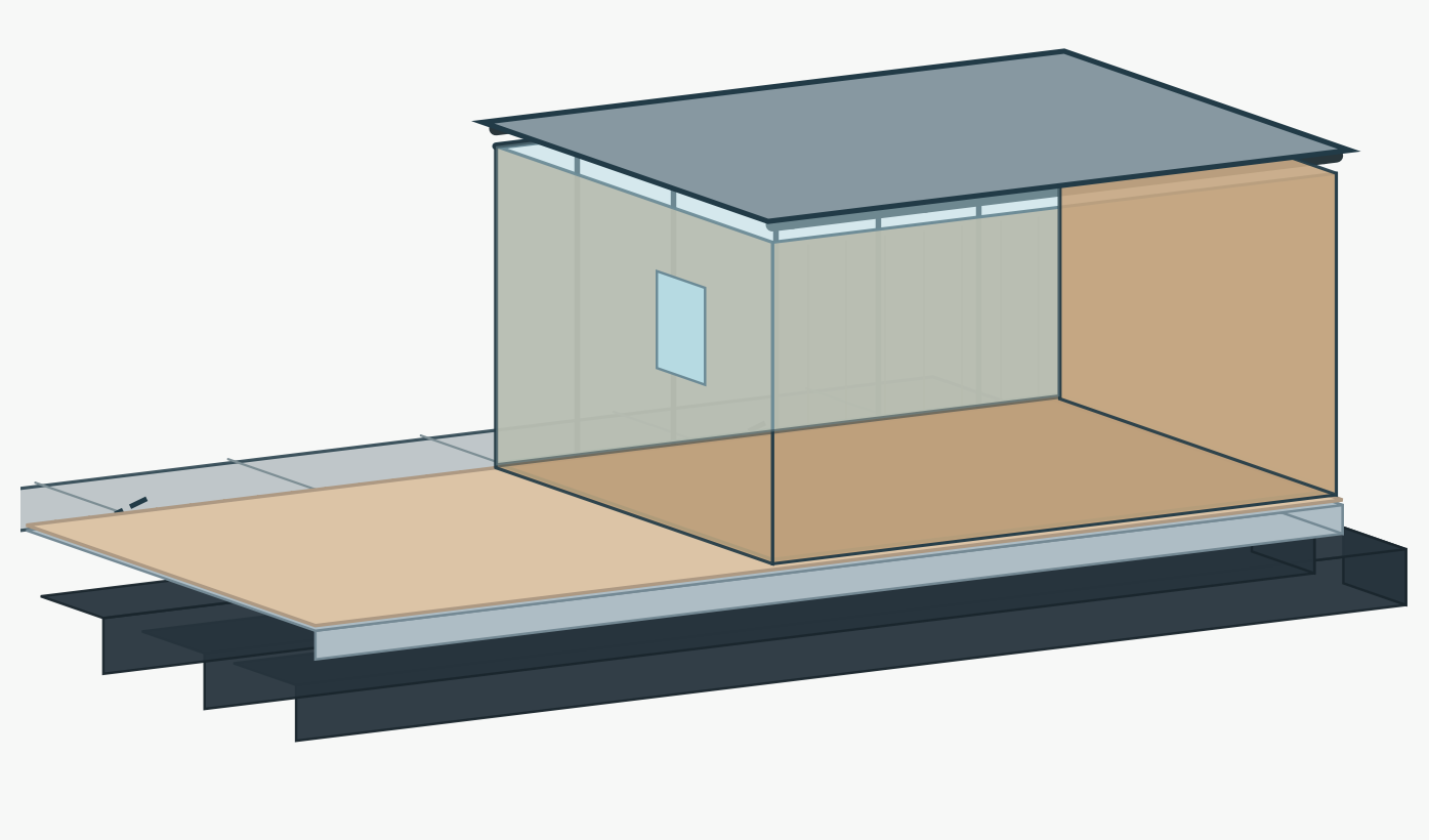 Assembly step 9: glass doors and finishing